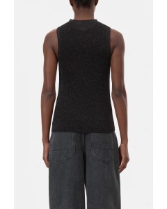 Closed | Sleeveless top lurex