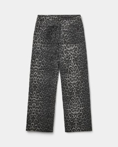 SOFIE SCHNOOR | SIENNASW LEOPARD TROUSERS GREY