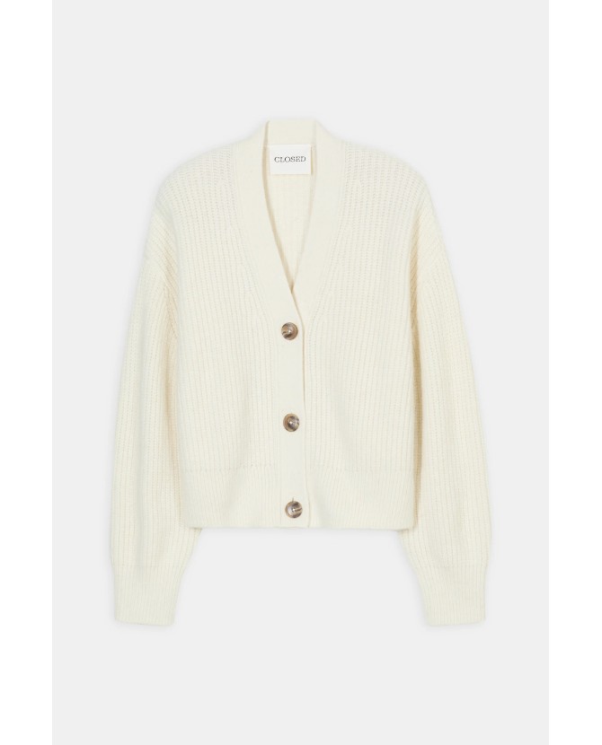 Closed | V neck cardigan white