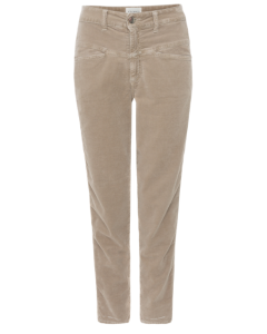 Closed | Pedal pusher velvet sand