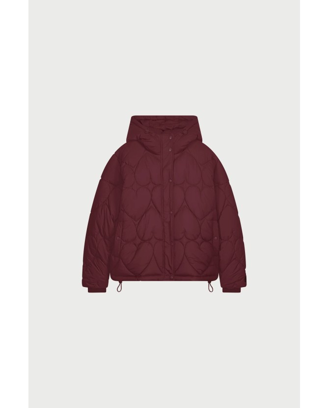 Fabienne chapot | Prisca puffer burgundy