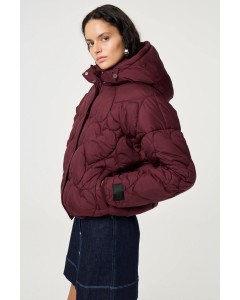 Fabienne chapot | Prisca puffer burgundy