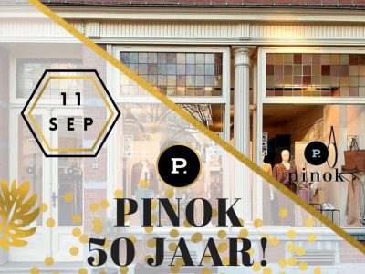 JUBILEUM | PINOK exclusieve damesmode boutique bestaat 9 september 50 jaar!